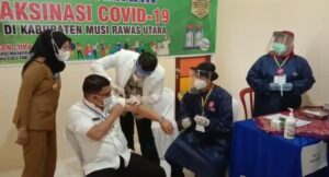 Launching Vaksinasi Pertama di Muratara