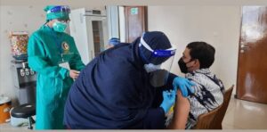 Sebanyak 560 Tenaga Kesehatan RS AR Bunda Lubuklinggau Di Vaksinasi