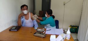 Puluhan Wartawan di Musi Rawas Disuntik Vaksin Covid-19 Dosis Kedua