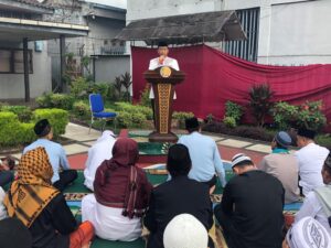 Momentum Idul Fitri Ratusan Narapidana di Lapas Kelas IIA Lubuklinggau Terima Remisi.