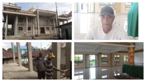 Masyarakat Widodo Antusias Gotong Royong Bersih Masjid Sambut Pelaksanaan Shalat Ied 