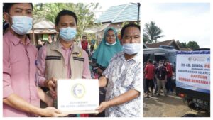 RS.AR Bunda Lubuklinggau Bersama Abdurrahman Islamic School (AIS) Berikan Bantuan Korban Bencana Banjir di Dusun Pasenan.
