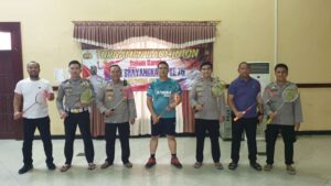 Hut Bhayangkara Ke-75, Polres Musi Rawas Gelar Turnamen Badminton