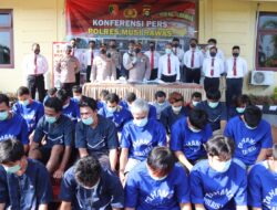 Mantab, Sebulan Jaring 25 Penjahat,Tim Landak Satreskrim Polres Mura