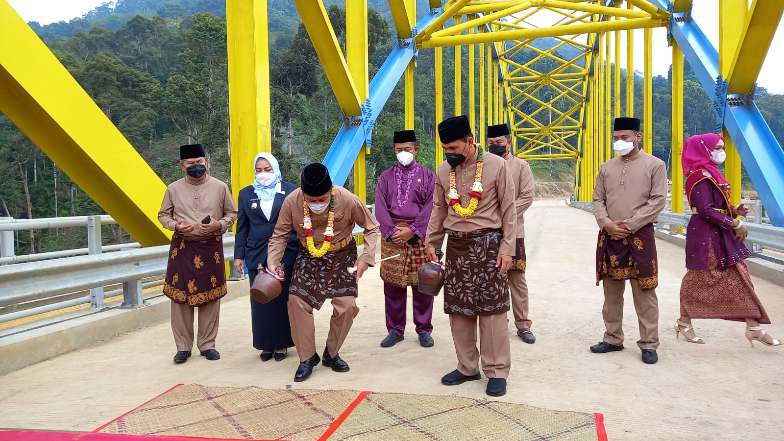 Gubernur Sumsel Resmikan Jembatan Bukit Sulap ,Kado Terindah HUT Kota Lubuklinggau ke 20