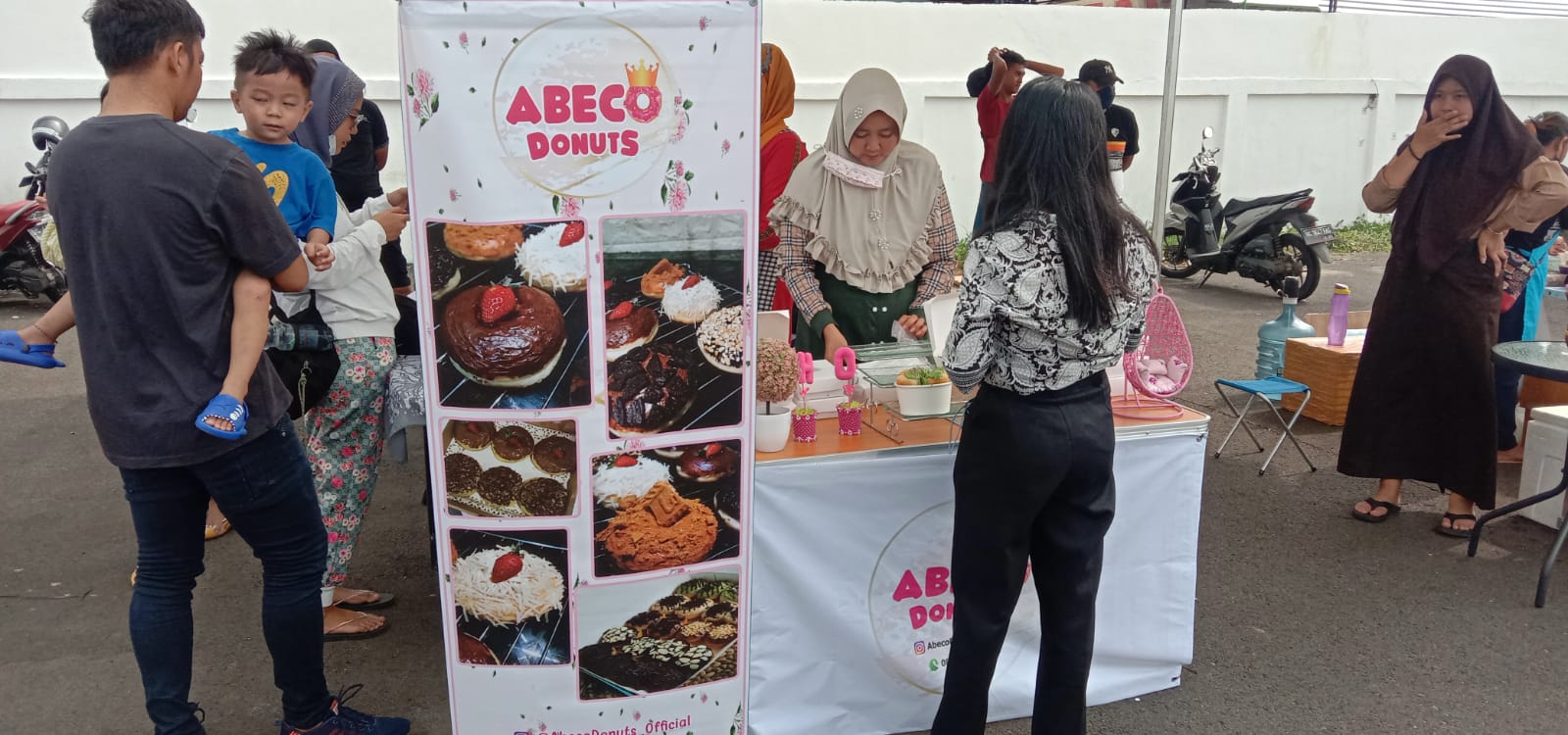 ABECO DONUTS Ramaikan Pegelaran Bazzar Kuliner Twelveproject