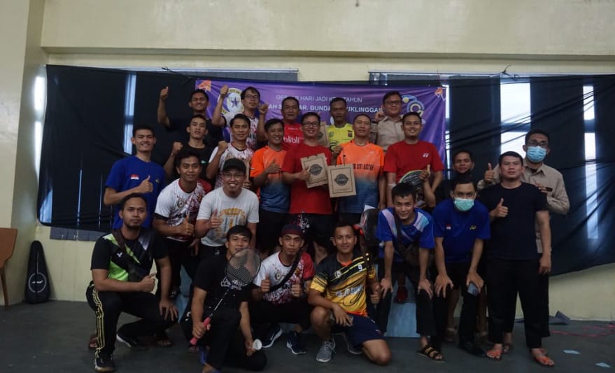 Jelang HUT Ke-9, RS. AR. Bunda Sukses Adakan Turnamen Badminton