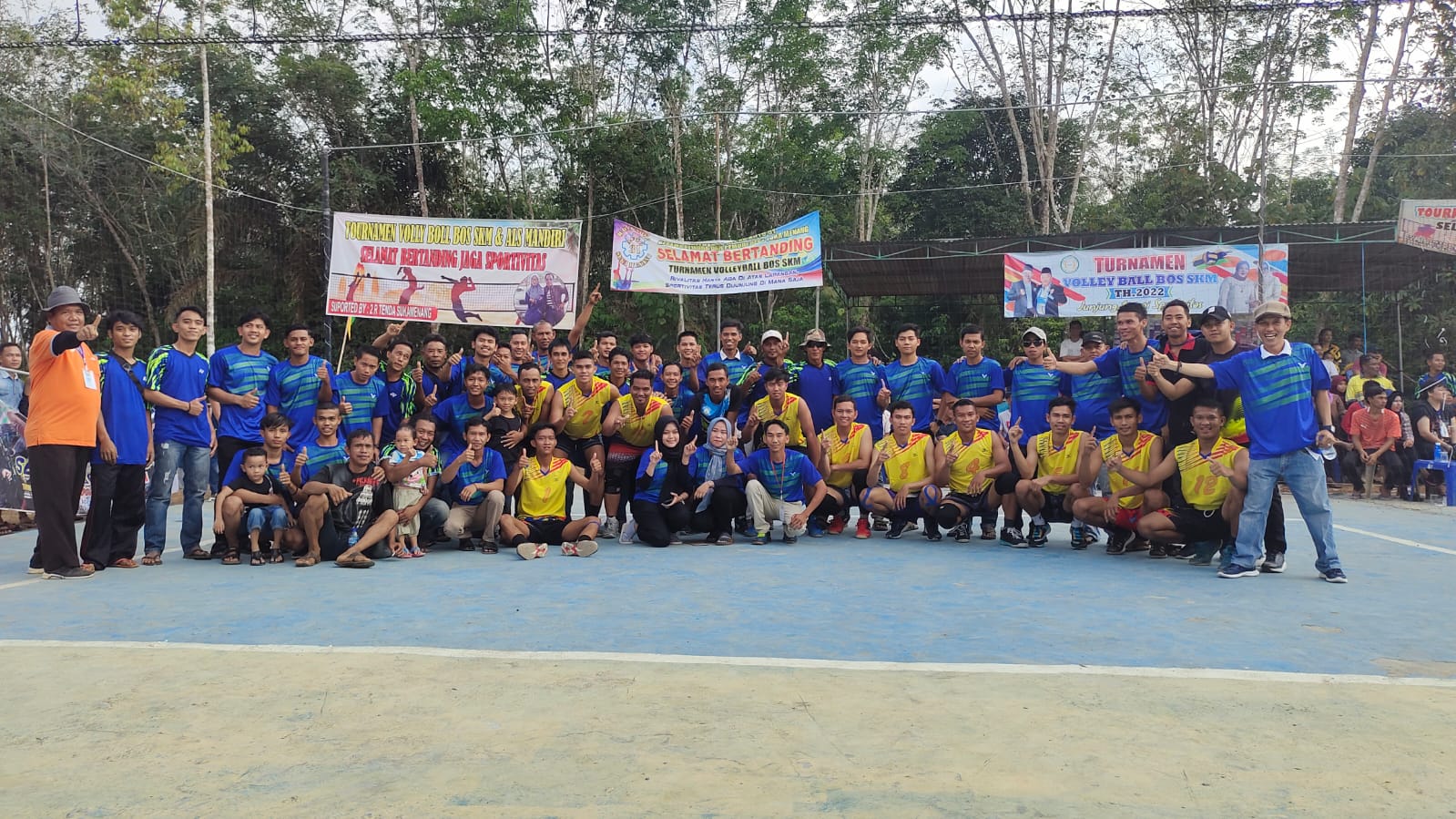 Tim Auto 31 Melenggang Ke Final Turnamen Voli Antar Desa di Karang Jaya