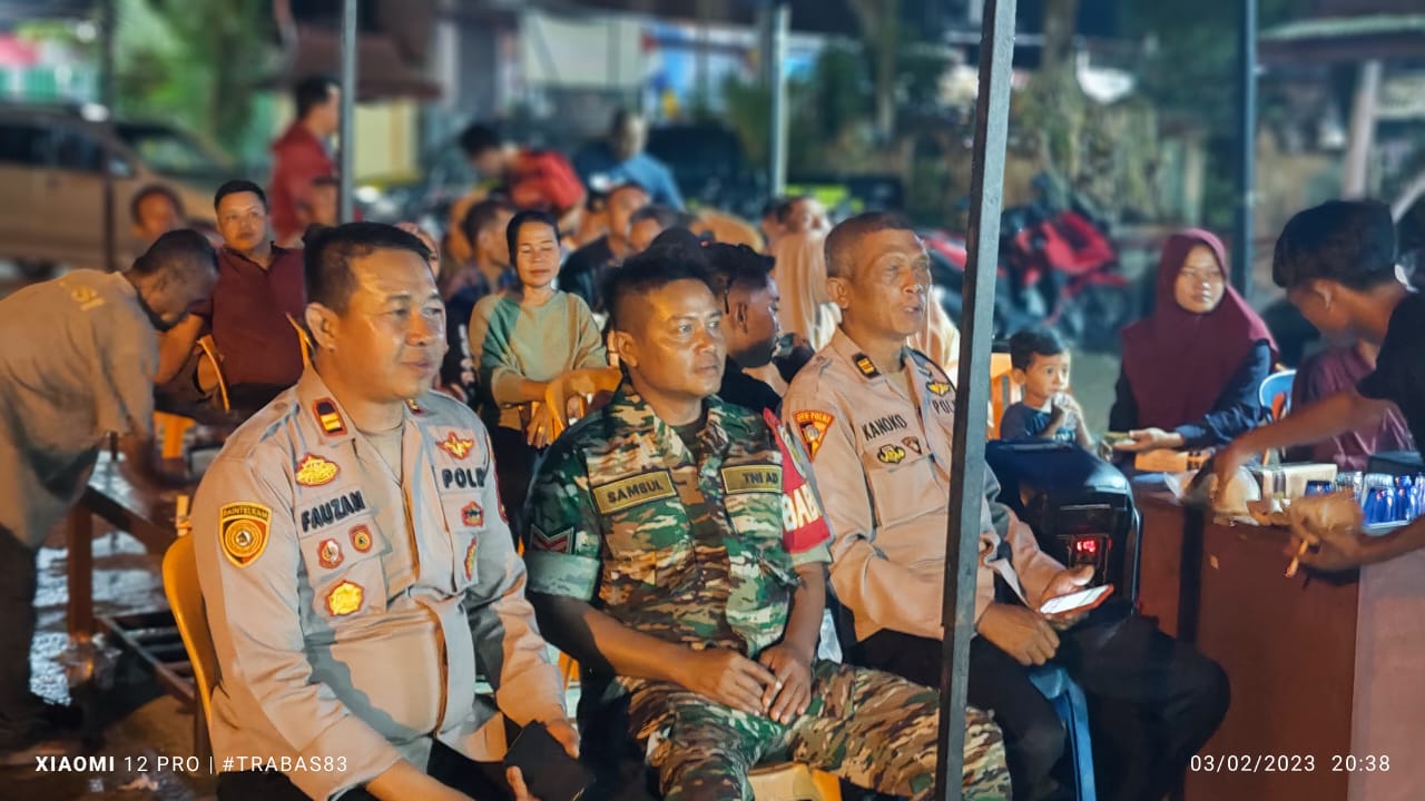 Polri Dan TNI Bersinergi Melaksanakan Pergelaran Wayang Kulit