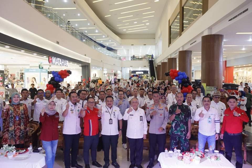 DPMPTSP LubukLinggau Sukses Gelar Acara Bazar Ngelong Expo 2023