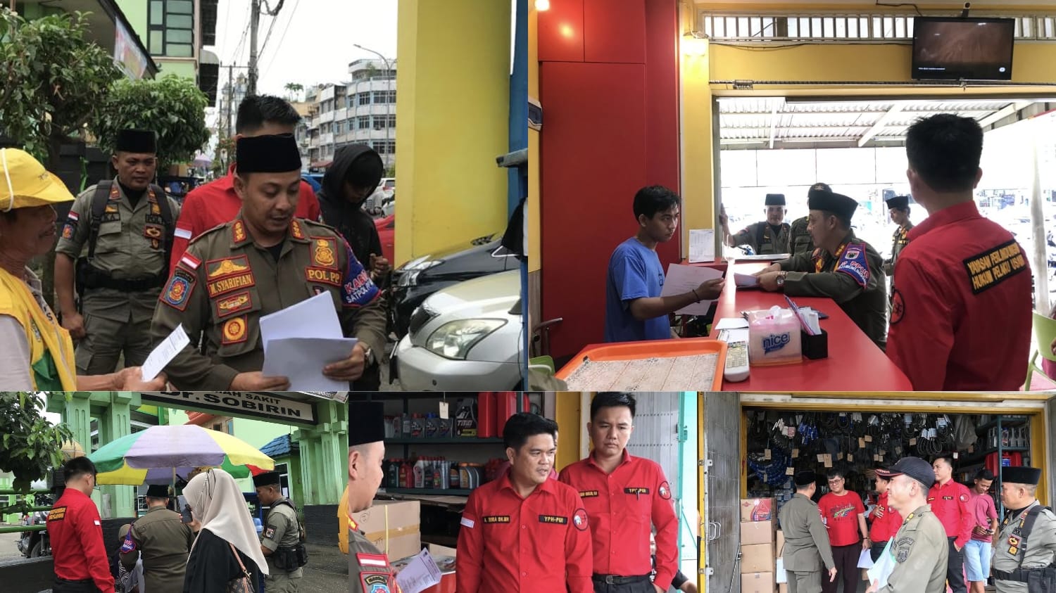 Sambut Ramadhan 2023 Satuan Polisi Pamong Praja Kota Lubuklinggau Lakukan Himbauan dan Pembinaan Untuk Pelaku Usaha.