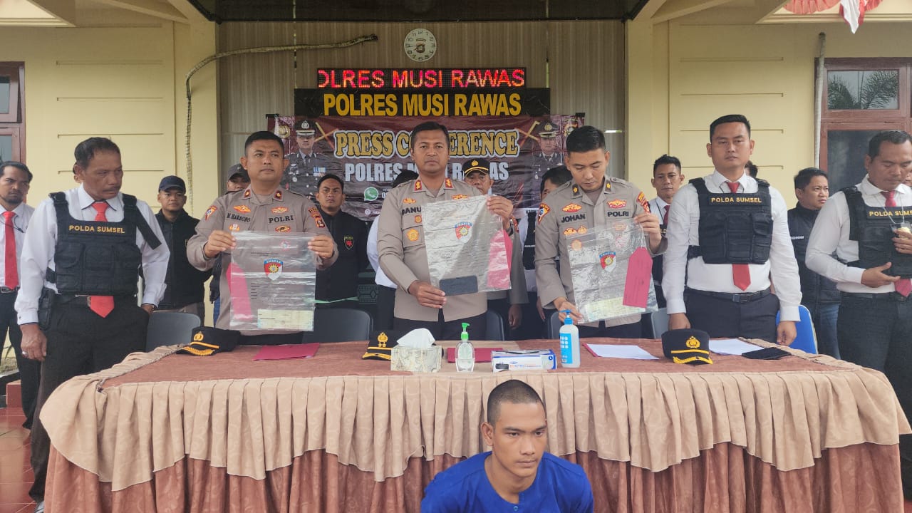 Perampok PT PNM Berhasil di Bekuk Satreskrim Polres Musi Rawas
