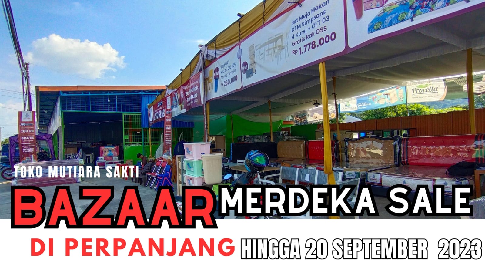 Hore!! Bazaar Merdeka Sale diperpanjang Hingga 20 September 2023, Buruan Kesini