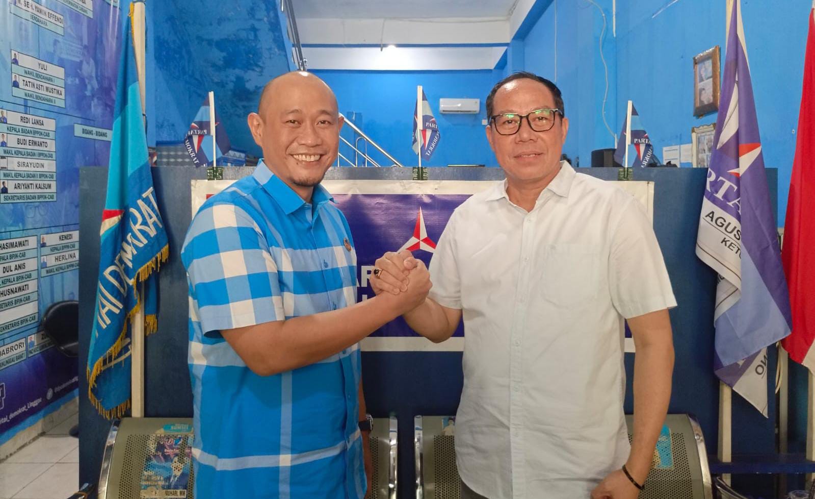 Rachmat Hidayat, Ketua DPD Partai Nasdem Silaturahmi ke DPC Partai Demokrat Kota Lubuklinggau