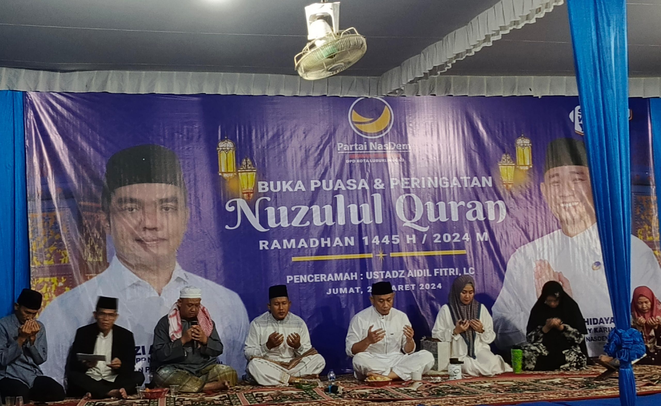 DPD Partai Nasdem Adakan Buka Puasa Dan Peringatan Nuzul Qur’an Ramadhan 1445 H