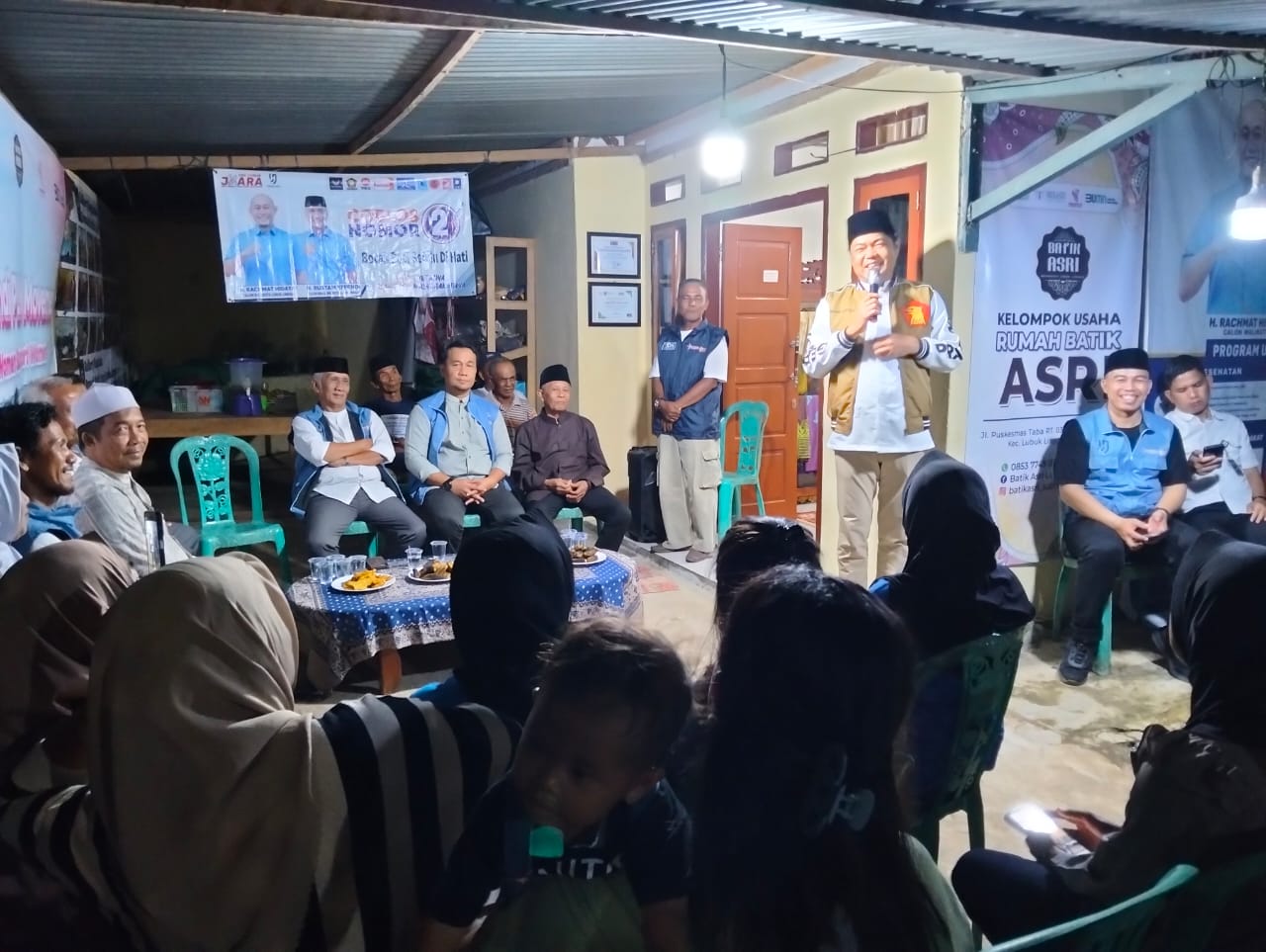Hen Aster Ajak Warga Ceta Menangkan Botak Peci, Coblos Nomor 2 pada 27 November 2024