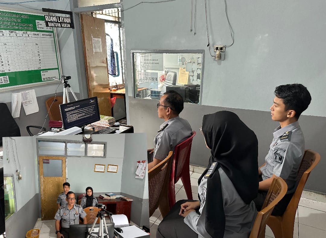 Lapas Narkotika Kelas IIA Muara Beliti Ikuti Sosialisasi Verifikasi dan Asesmen Pemberian Amnesti oleh Presiden