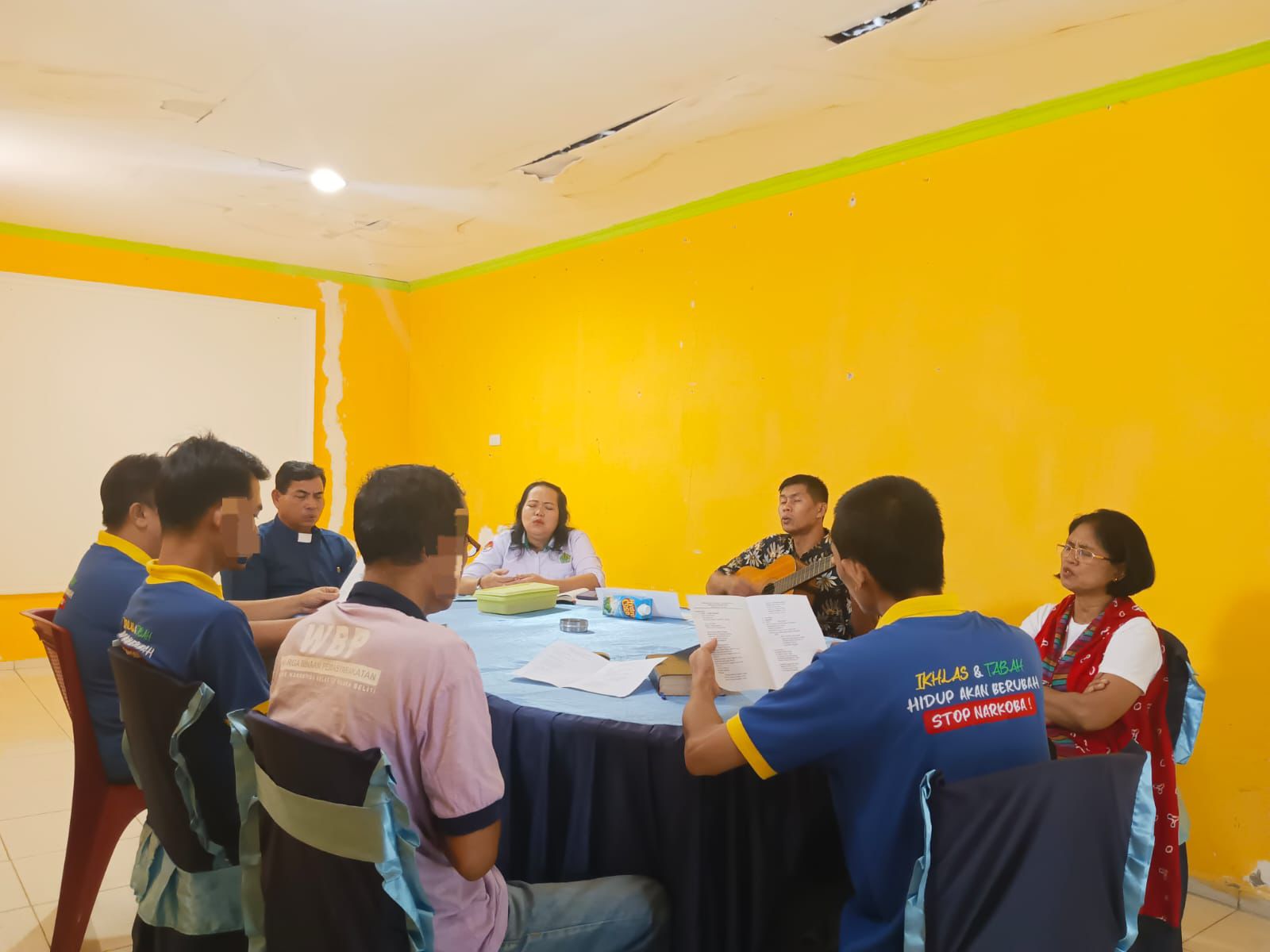 Peringatan Kenaikan Yesus Kristus dan Penjamuan Kudus di Lapas Narkotika Kelas IIA Muara Beliti