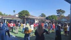 Lapas Narkotika Muara Beliti Gelar Senam Bersama Warga Binaan untuk Jaga Kesehatan dan Kebugaran
