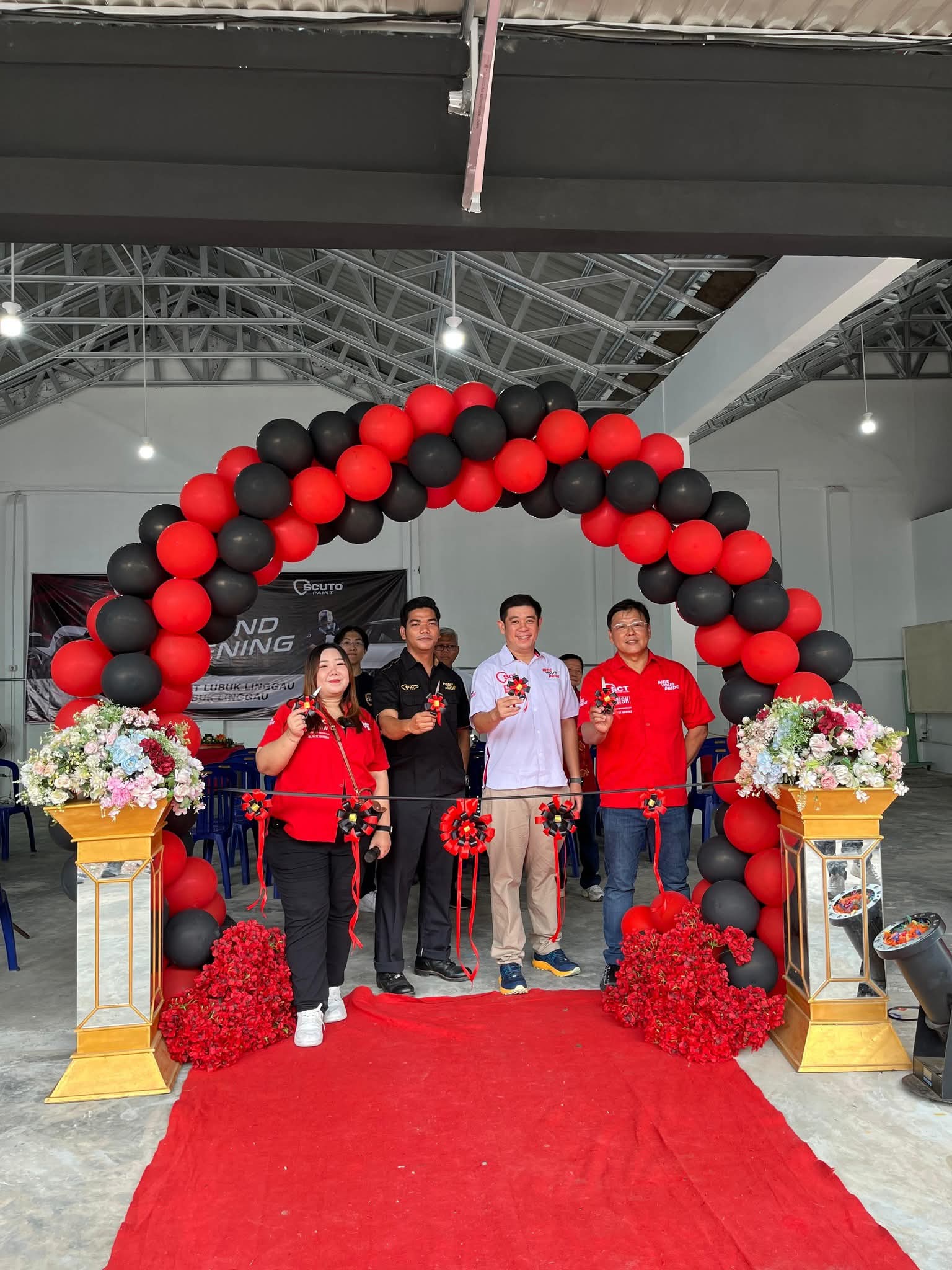 Grand Opening Scuto Paint & SCT Motodetailing Resmi Hadir di Lubuklinggau