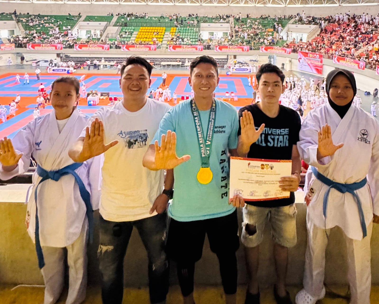 Petugas Lapas Narkotika Muara Beliti Raih Juara di Piala Menpora Yogyakarta Open Tournament International 2025