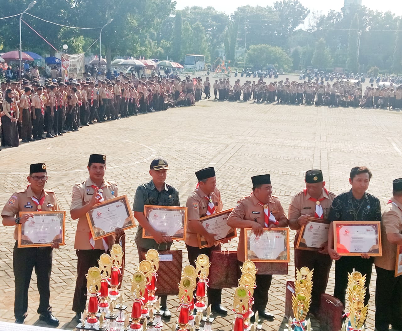 Lapas Narkotika Muara Beliti Mendapatkan Penghargaan Terkait Pendidikan Kepramukaan Bagi Penghuni Lapas