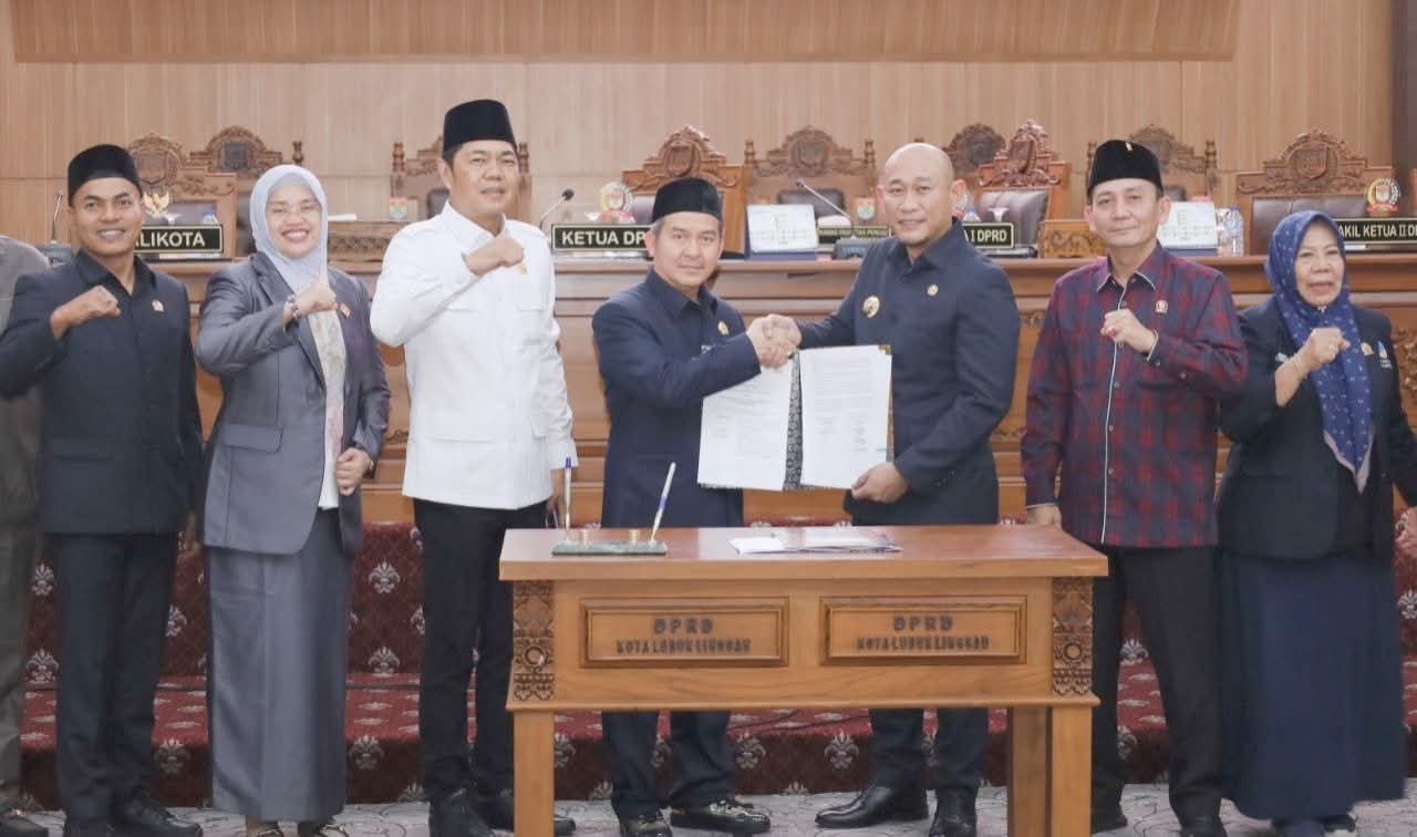 Raperda APBD 2026 Kota Lubuk Linggau Disahkan