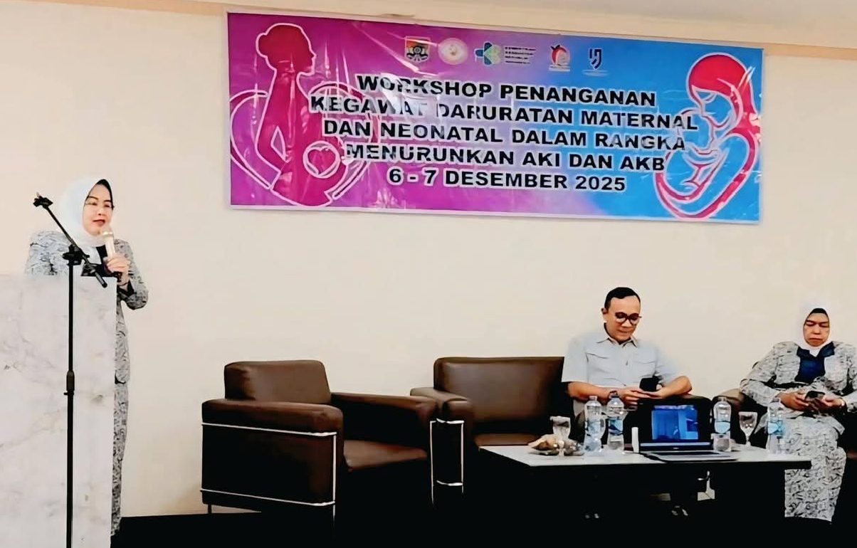 Plt Kepala Dinkes Lubuklinggau Jadi Narasumber Workshop Penanganan Kegawatdaruratan Maternal dan Neonatal