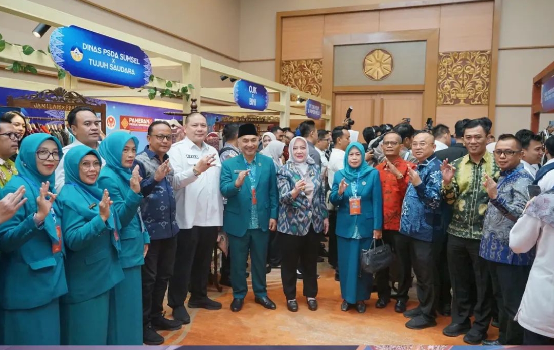 Bupati Ratna Machmud Hadiri Pembukaan HKG PKK ke-54 dan Rakerda Dekranasda Sumsel 2026 di Palembang