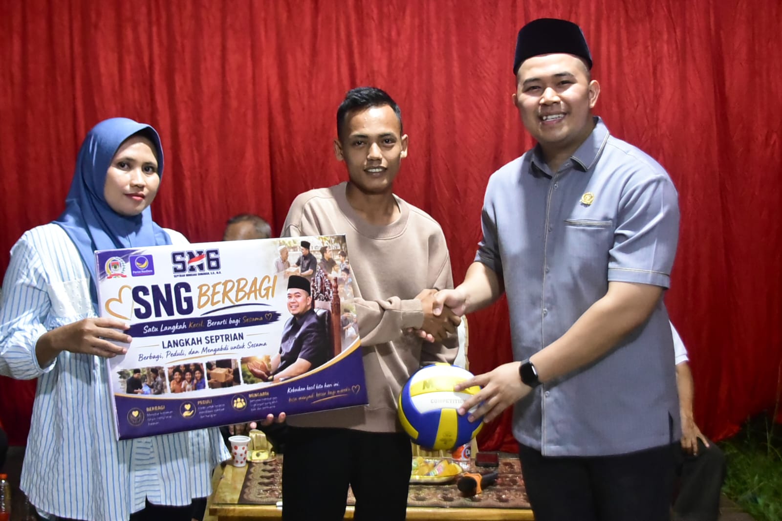 Reses II DPRD Kota Lubuklinggau, Septrian Nugraha Gunawan Salurkan Bantuan Olahraga dan Perjuangkan Aspirasi Warga Rahmah